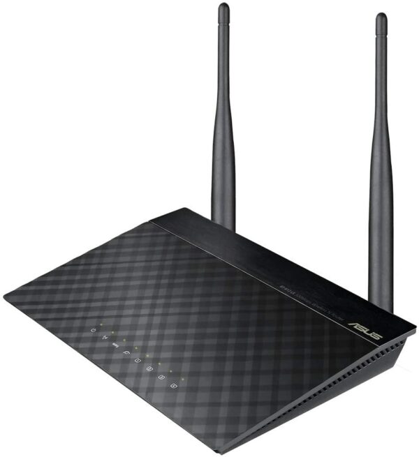ASUS N300 WiFi Router (RT-N12_D1) - 3 in 1 Wireless Internet Router/Access Point/Range Extender, 2T2R MIMO Technology, Gaming & Streaming, Easy Setup