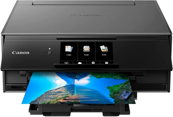 Canon TS9120 Wireless Printer with Scanner and Copier: Mobile and Tablet Printing, with Airprint and Google Cloud Print compatible, Gray