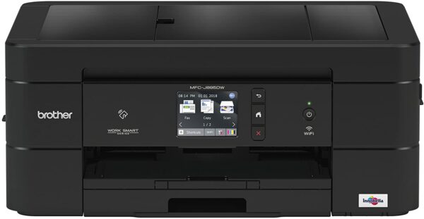 Brother Wireless All-In-One Inkjet Printer, MFC-J895DW, Multi-Function Color Printer, Duplex Printing, NFC One Touch to Connect Mobile Printing