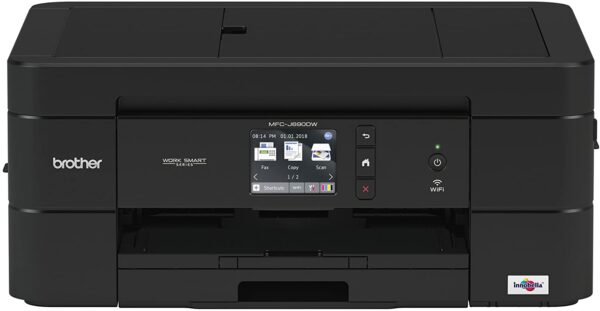 Brother Wireless All-in-One Inkjet Printer, MFC-J690DW, Multi-function Color Printer, Duplex Printing, Mobile Printing