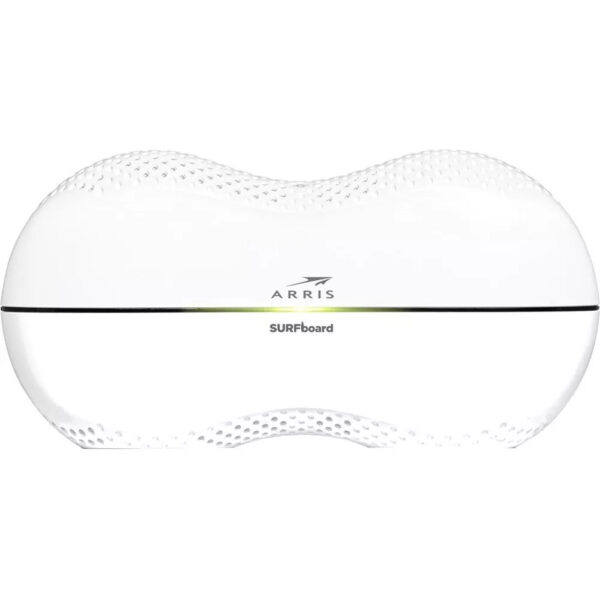 ARRIS SURFboard SBR-AC1900P IEEE 802.11ac Ethernet Wireless Router – 2.40 GHz ISM Band – 5 GHz UNII Band – 6 x Antenna(6 x Internal) – 237.50 MB/s Wireless Speed – 4 x Network Port – 1 x Broadband Port – USB – Gigabit Ethernet