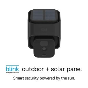 Blink Outdoor + Solar Panel Charging Mount – wireless, HD smart security camera, solar-powered, motion detection – 1 Camera Kit
