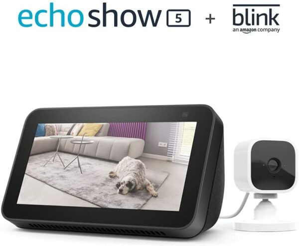 Echo Show 5 (2nd Gen, 2021 release) - Blink Mini