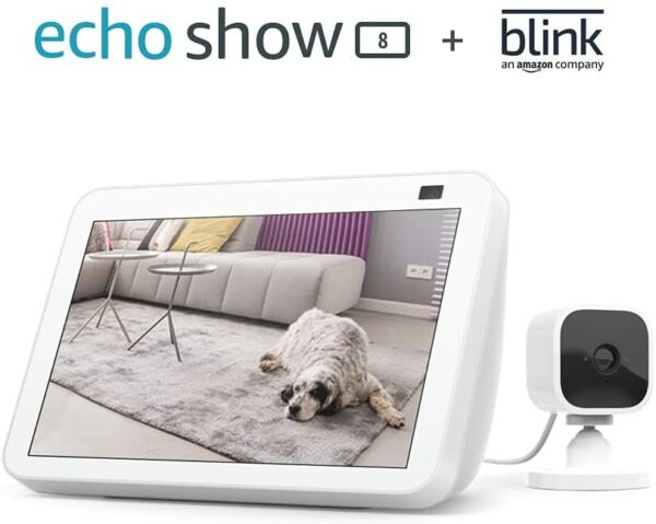 Echo Show 8 (2nd Gen, 2021 release) - Blink Mini