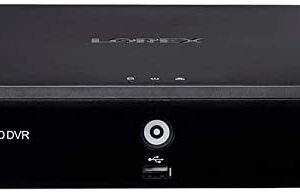 Lorex D841A63B 16 Channel 4K Ultra HD 3TB Hard Drive Security System DVR with Advanced Motion Detection Technology and Smart Home Voice Control, Black