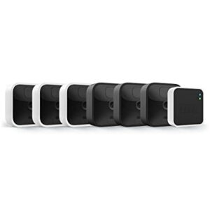 Blink Outdoor and Indoor – wireless, HD security cameras with two-year battery life and motion detection – 6 camera kit