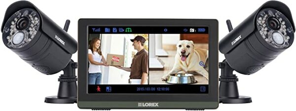 Lorex LW2772H Wireless 720P 7" Touch Screen Video Surveillance System (Black)