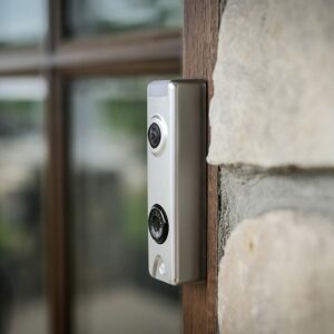 Honeywell SkyBell Slim Design 1080p Wi-Fi Video Doorbell Silver Finish