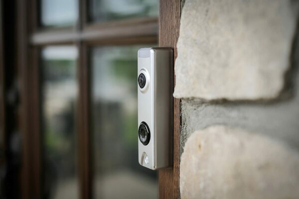 Honeywell SkyBell Slim Design 1080p Wi-Fi Video Doorbell Silver Finish
