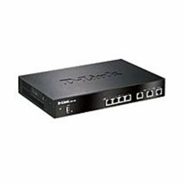 Used D-Link DSR-500 4-Port Network Services Router - Wired - 1 Gbps - IEEE 802.1Q, IEEE 802.1x