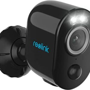 Outdoor Security Camera 4MP 2.4/5GHz Dual Band WiFi, Person/Vehicle Detection, Solar/Battery Powered, Spotlight Activated by Motion, Local SD Card/Cloud Storage, Reolink Argus 3 Pro