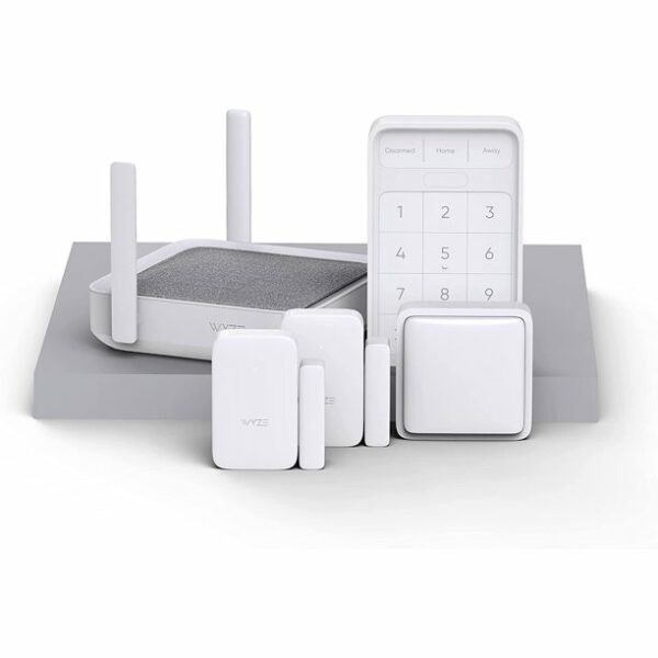Wyze Home Monitoring Home Security System Sense v2 Core Kit with Hub, Keypad, Motion, Entry Sensors (2), and 6 Months of 24/7 Professional Monitoring Included