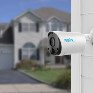 Reolink  Argus Eco Solar Powered Rechargeable Battery WiFi Bullet Security Camera for Outdoors; 100% Wire-Free