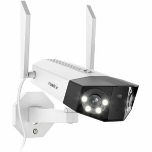 Reolink 2K 4MP Outdoor Home Security WiFi Camera, Ultra-Wide Angle, Color Night Vision, Smart Person/Vehicle Detection, 5GHz/2.4GHz WiFi, Two-Way Audio, IP66 Waterproof, Reolink Duo WiFi