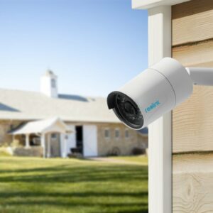 Reolink RLC-410 5MP PoE Outdoor IP Camera; 100ft Night Vision; Support Audio Recording