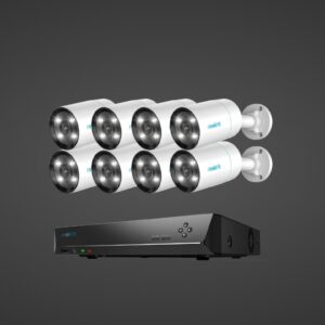 Reolink RLK16-812B8-A  4K 8MP Person/Vehicle Detection PoE Security Camera System with 2TB HDD & 8-Channel NVR for 24/7 Recording (Copy)