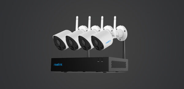 Reolink RLK4-211WB4-S 1080p Wireless Security System with More Accurate Motion Detection; 4-Channel NVR for Optional 24/7 Recording