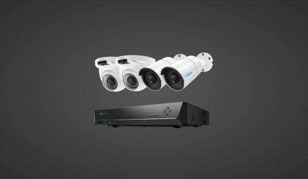 Reolink RLK8-410B2D2 Out-of-the-Box 4MP Bullet & Dome PoE Security Camera System. 2TB HDD 8-Channel NVR for 24/7 Recording