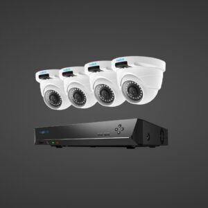 Reolink RLK8-420D4 One Complete 24/7 PoE Security Camera System Solution! With 4 Dome 4MP Cams & 2TB HDD 8-Channel NVR