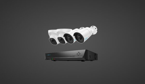 Reolink RLK8-520B2D2 5MP Super HD Bullet & Dome Security Camera Kit for Whole-Home Security; with 2TB HDD 8-Channel NVR for 24/7 Recording