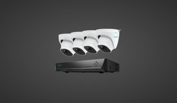 Reolink RLK8-800D4 4K 8MP Outdoor PoE Dome Security System with Person/Vehicle Detection & 8-Channel NVR for 24/7 Recording