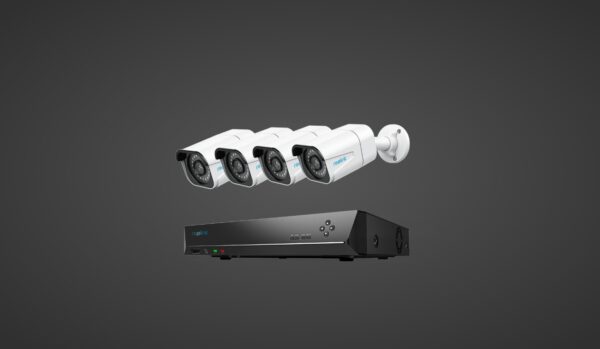 Reolink RLK8-800B4 4K Ultra HD! Stay Protected 24/7 with Four Person/Vehicle Detection PoE IP Cameras, 2TB HDD and 8-Channel NVR