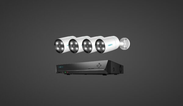 Reolink RLK8-812B4-A 4K 8MP Person/Vehicle Detection PoE Security Camera System with 2TB HDD & 8-Channel NVR for 24/7 Recording